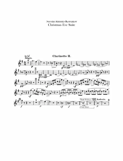 Clarinet 2 (A, B)