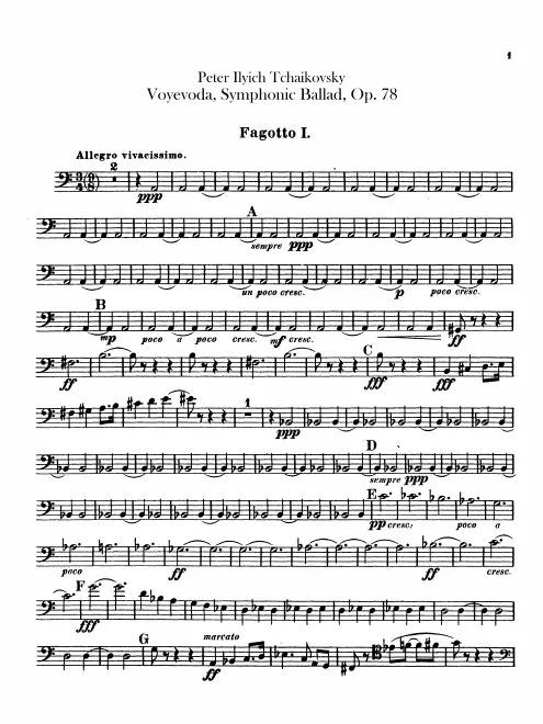 Bassoon 1, 2