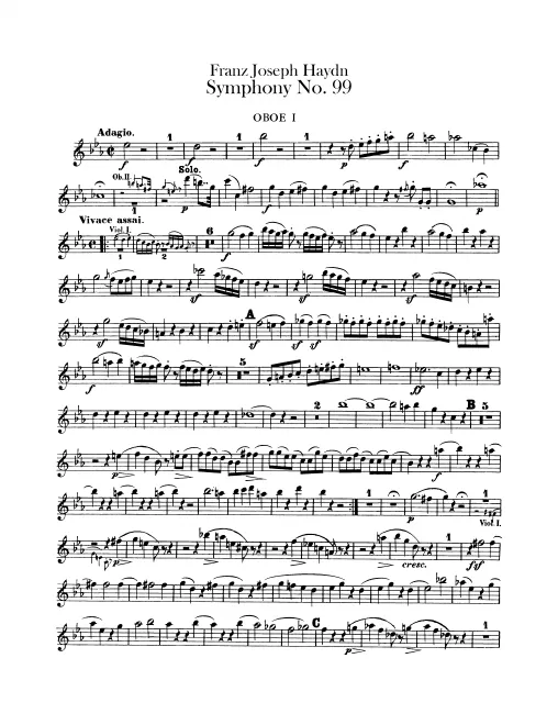 Oboe 1, 2
