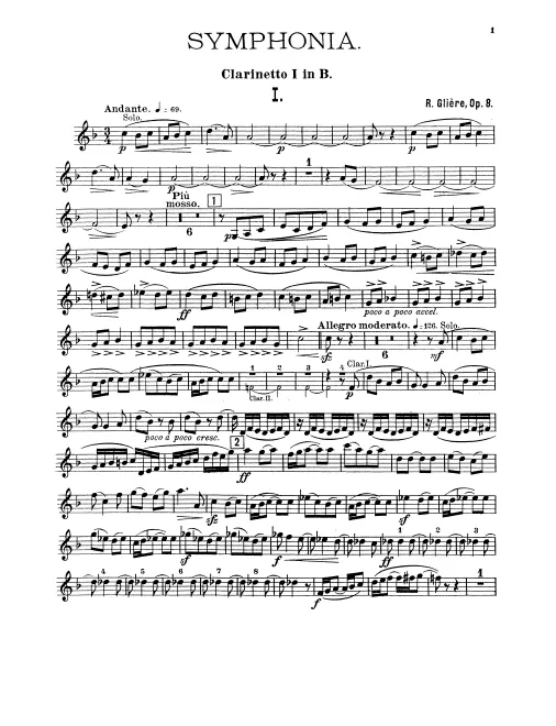 Clarinet 1, 2 (B)