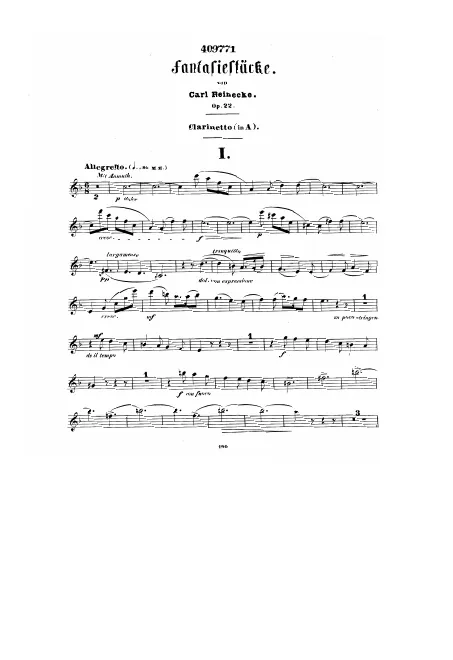 Clarinet in A (alternate)