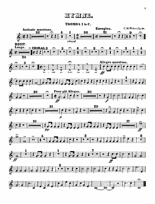 Trumpet 1, 2 (C)