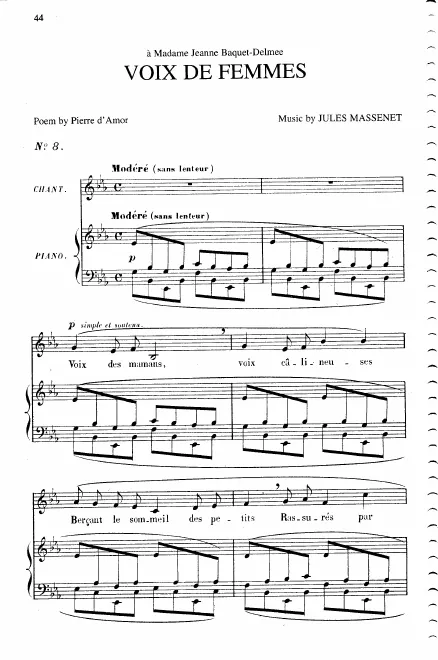 Complete Score (E Major: medium voice and piano)