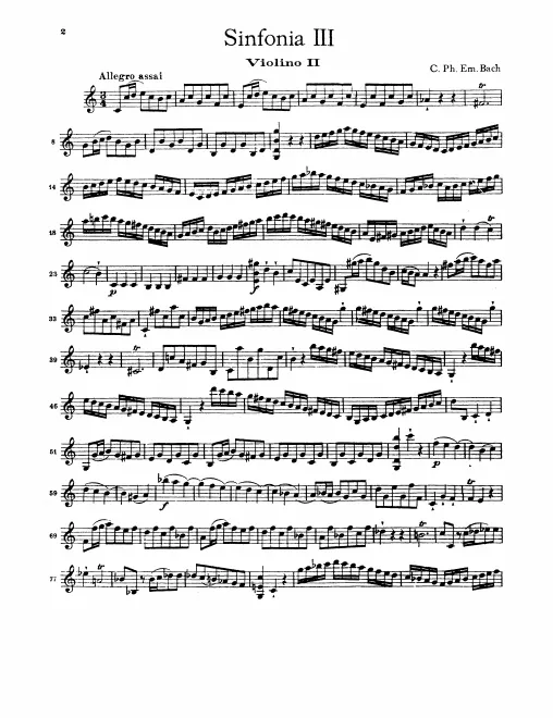 Violins II