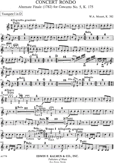 Trumpet 1, 2 (D)