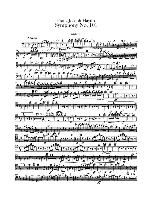 Bassoon 1, 2