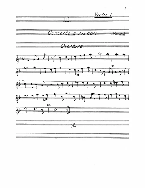 Violins I