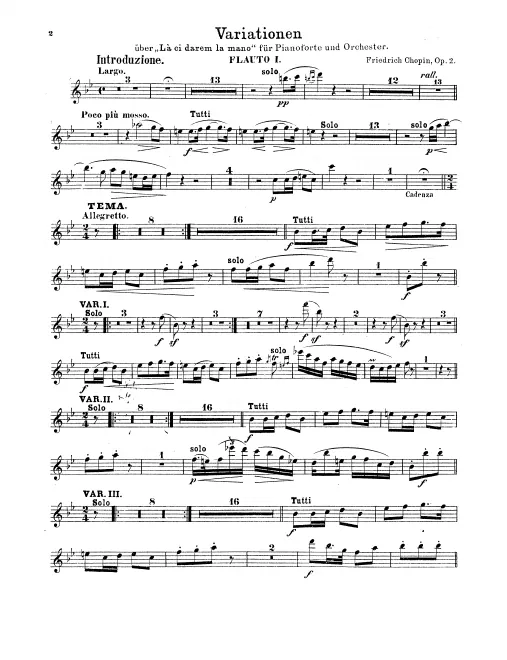 Flute 1, 2
