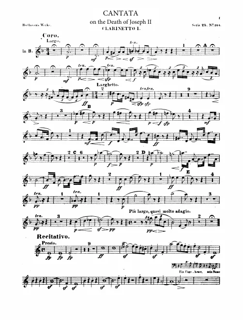 Clarinet 1, 2 (B, C)