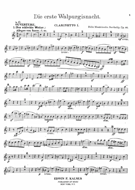 Clarinet 1 (A/C/B)