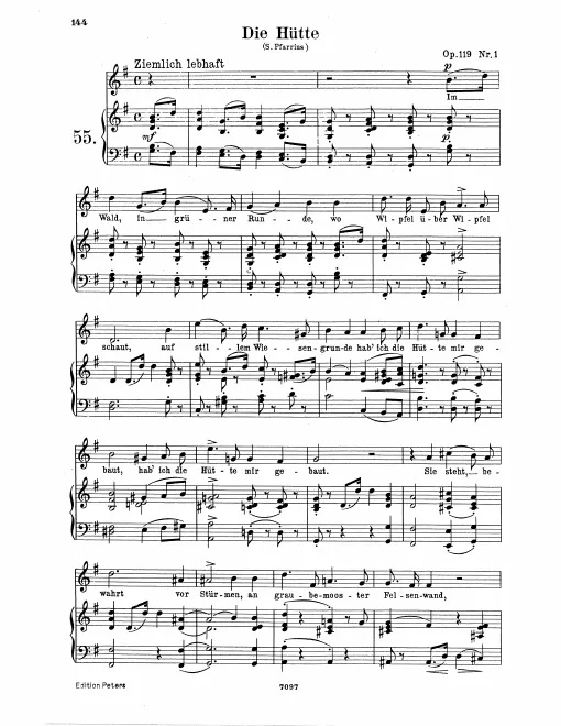 Complete Score (medium voice)