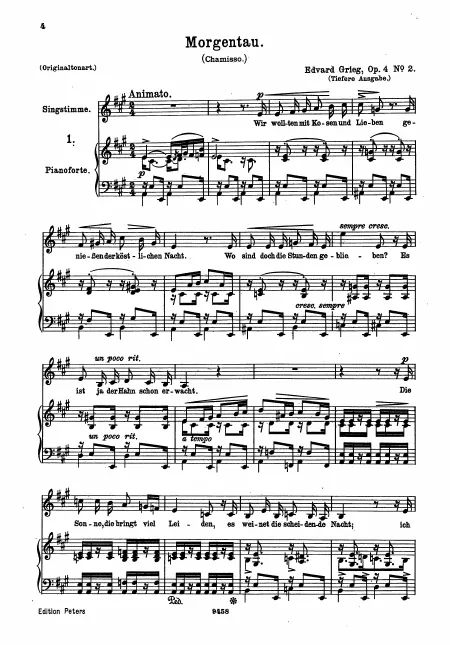 Complete Score (original / low key; )