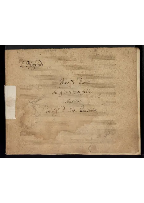 No.8-9. Rec. & Duetto (Megacle, Aristea): Ne' giorni tuoi felici