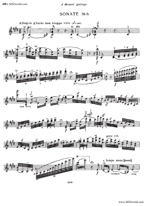 Sonata No.6 in