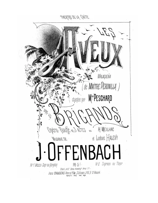 Les aveux (Malagueña de Maître Péronilla): "Je ne sais vraiment, Madame"