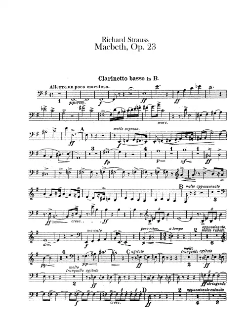Bass Clarinet (B)