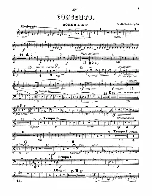 Horn 1, 2 (F)