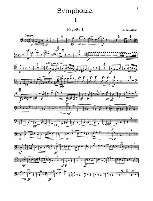 Bassoon 1, 2