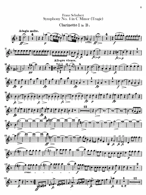Clarinet 1, 2 (B)