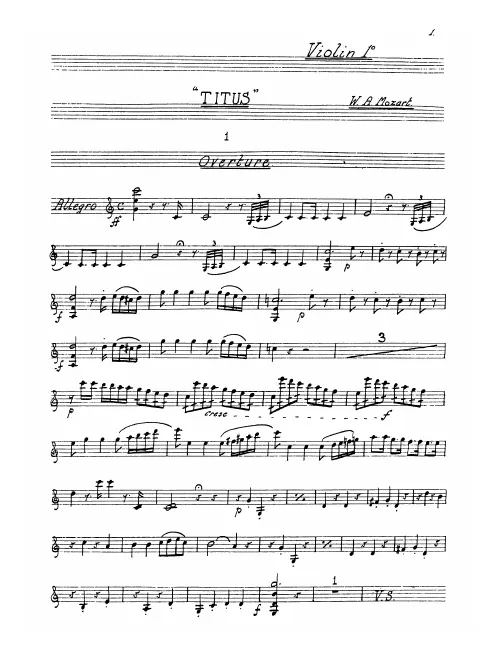 Violins I