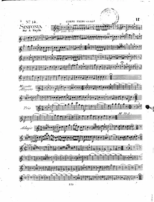Horn 1, 2 (G)