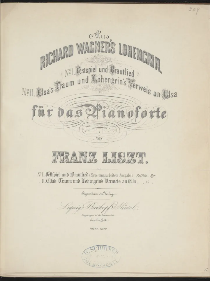 2. Elsas Traum (S.446/2) 3. Lohengrins Verweis an Elsa (S.446/3)