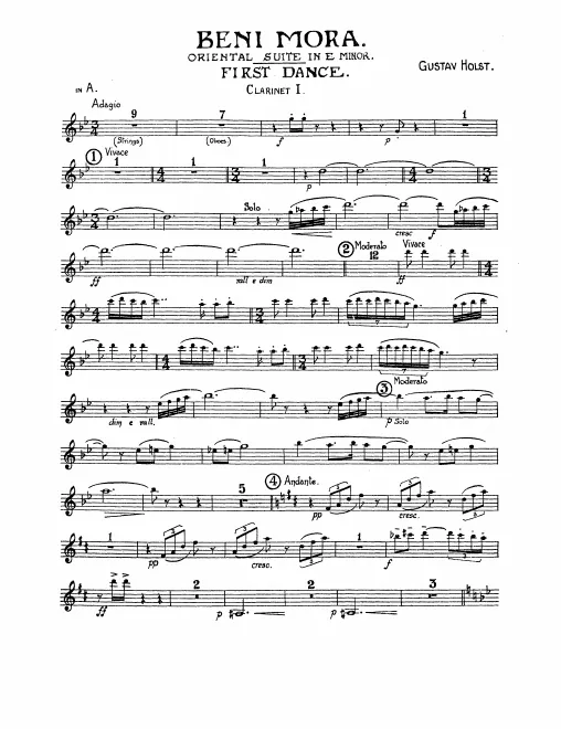 Clarinet 1, 2 (A/B)