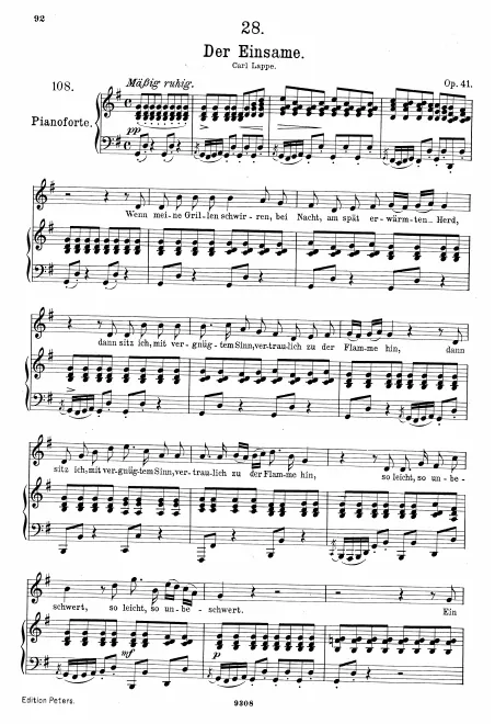 Complete Score (Original / High voice, )
