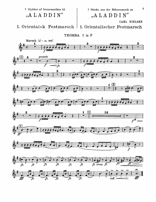 Trumpet 1, 2 (F)