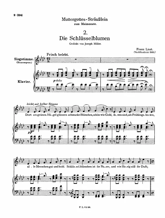 2. Die Schlüsselblumen (S.316/2)