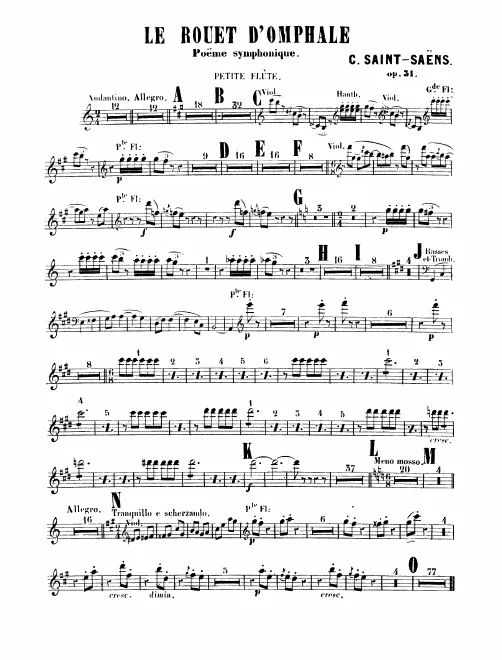Piccolo, Flute 1/2