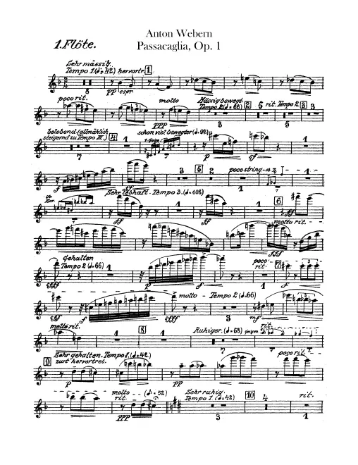 Flute 1, 2, Piccolo