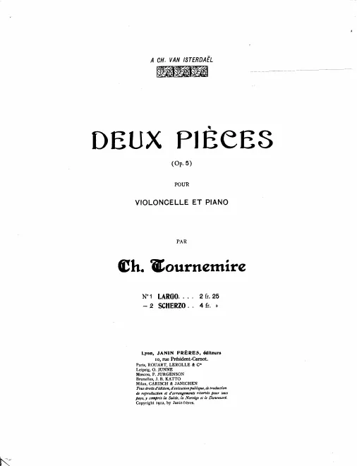 2. Scherzo - Complete Score and Cello Part