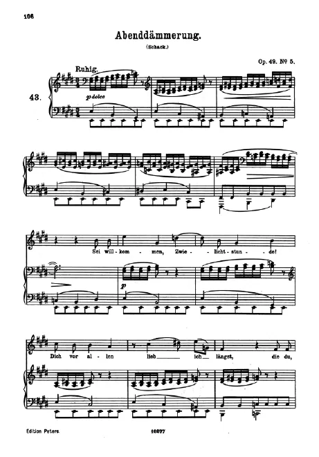 5. Abenddämmerung