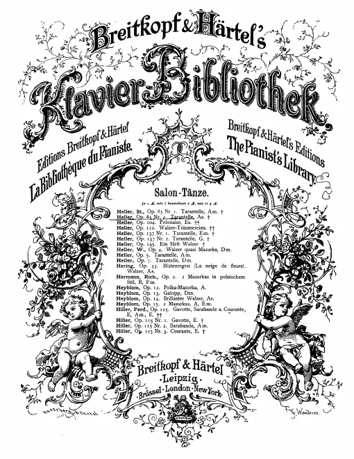 2. Tarantelle in (later reprint)