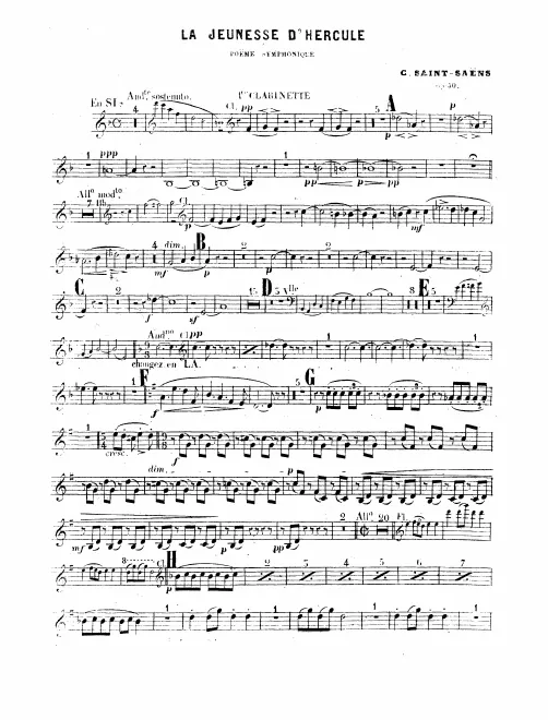 Clarinet 1, 2 (B)