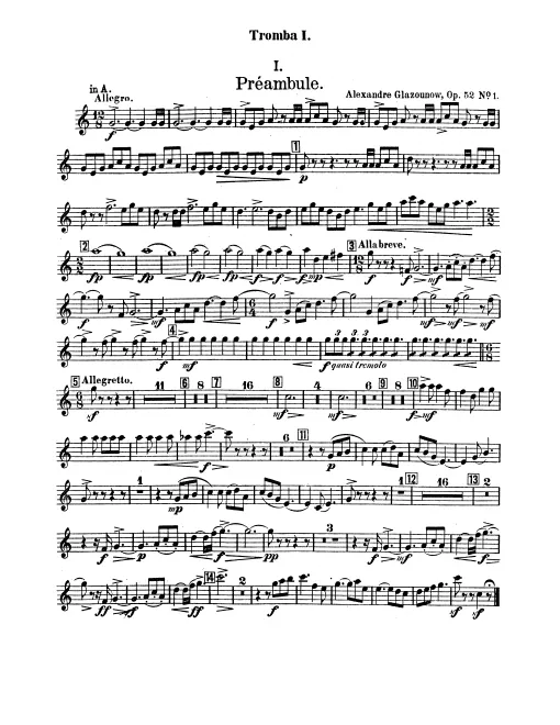 Trumpet 1, 2, 3 (A/B♭)