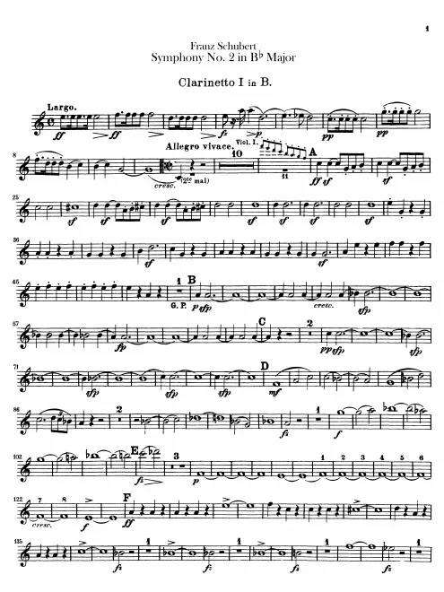 Clarinet 1, 2 (B)