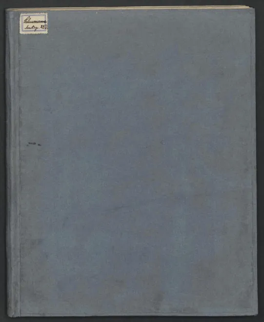 Complete Score (Score, Klavierauszug, and parts)