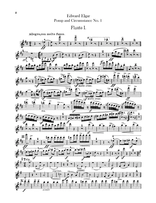 Flute 1, 2, Piccolo 1 (also Piccolo 2 ad lib.)