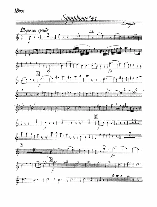 Oboe 1, 2