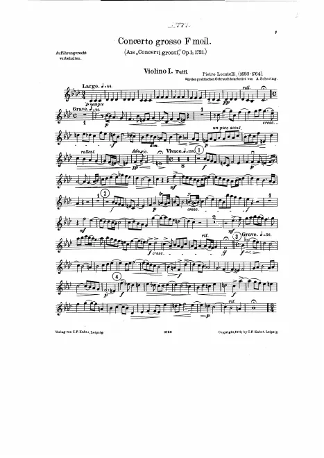 Violins I