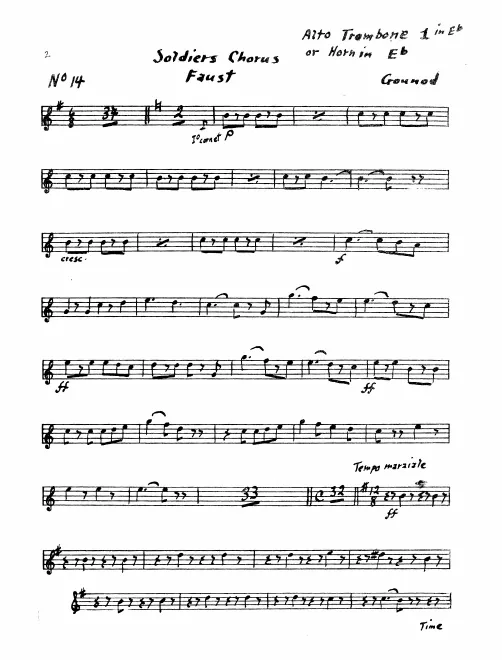 Alto Trombone 1, 2 (E♭)