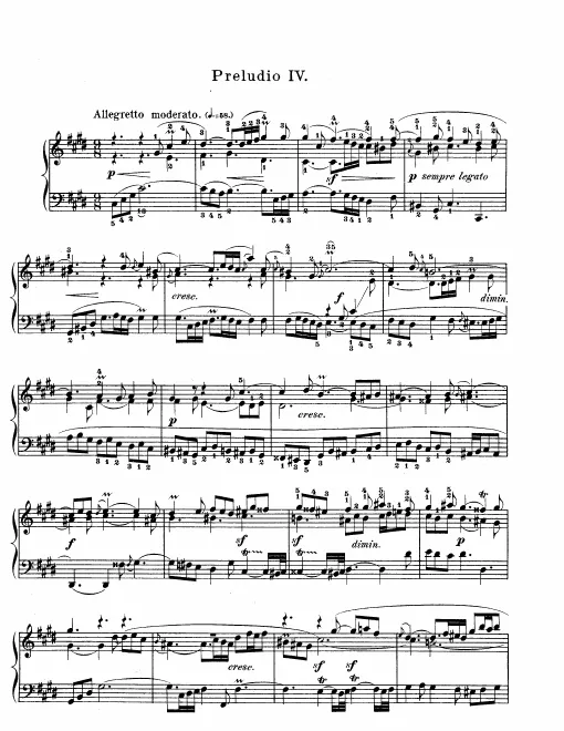 4. Præludium and Fuga in , BWV 873