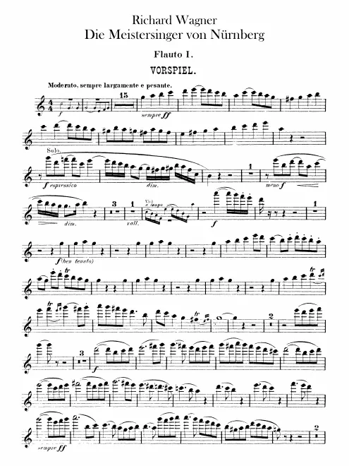 Flute 1, 2, Piccolo