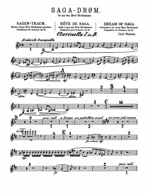 Clarinet 1, 2 (B♭)