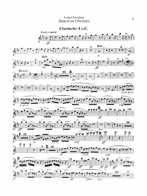 Clarinet 1, 2 (C)
