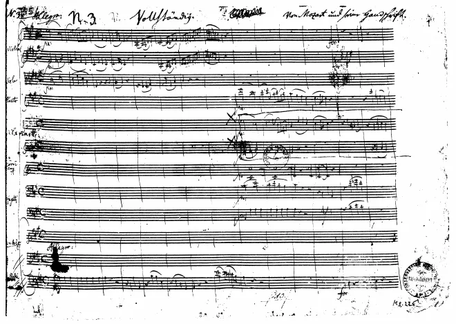 Complete Score (black and white)