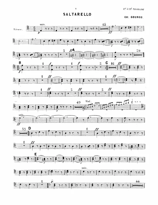 Trombone 1/2, 3, Ophicleide