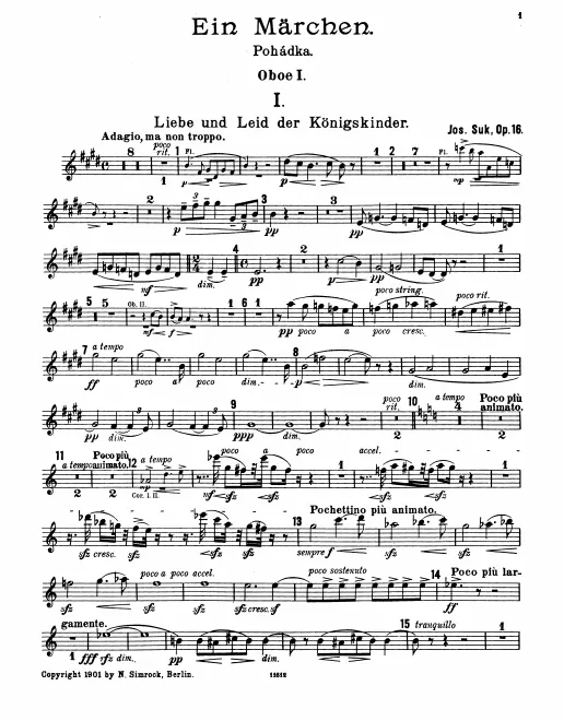 Oboe 1, 2, English Horn
